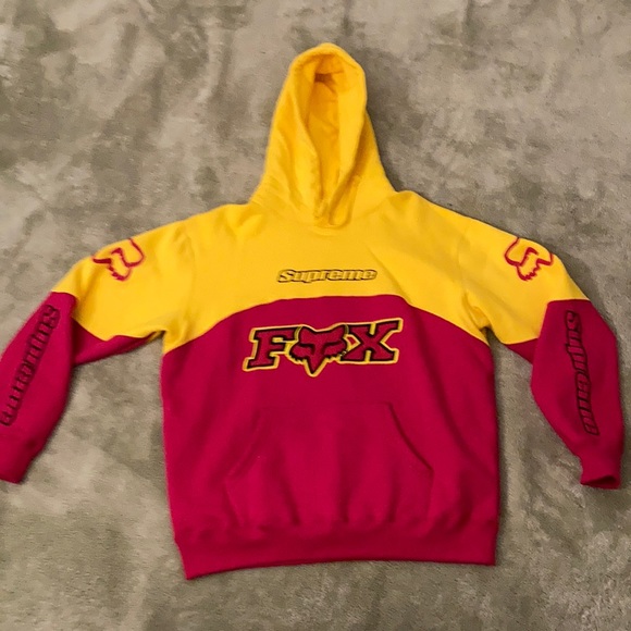 Supreme Fox Pink Hoodie - Picture 1 of 2